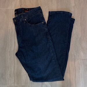 34 Heritage Men's Straight Jeans - Deep Blue